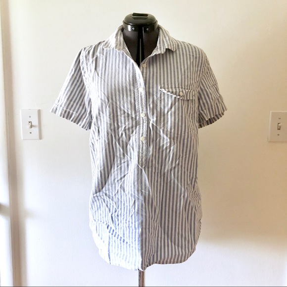 J. Crew Factory Striped Shirt - Picture 1 of 9